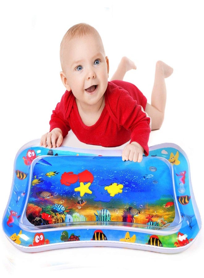 SIVI SIDDHI VINAYAK Creation Baby Kids Water Play Mat Toys Inflatable Tummy Time Leakproof Water Play Mat, Fun Activity Play Center Indoor and Outdoor Water Play Mat for Baby (Pack of 1) - Image 1