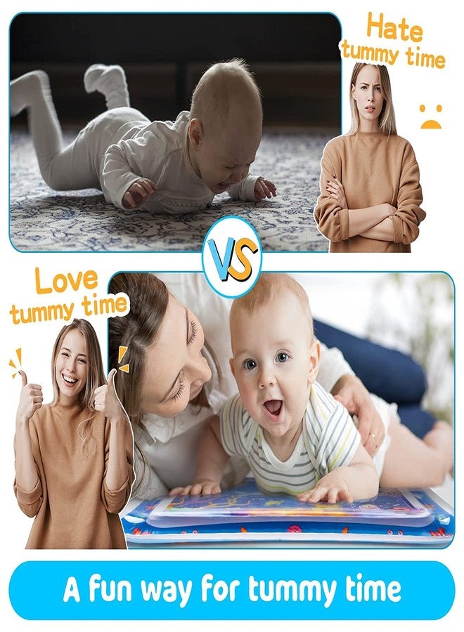SIVI SIDDHI VINAYAK Creation Baby Kids Water Play Mat Toys Inflatable Tummy Time Leakproof Water Play Mat, Fun Activity Play Center Indoor and Outdoor Water Play Mat for Baby (Pack of 1) - Image 5