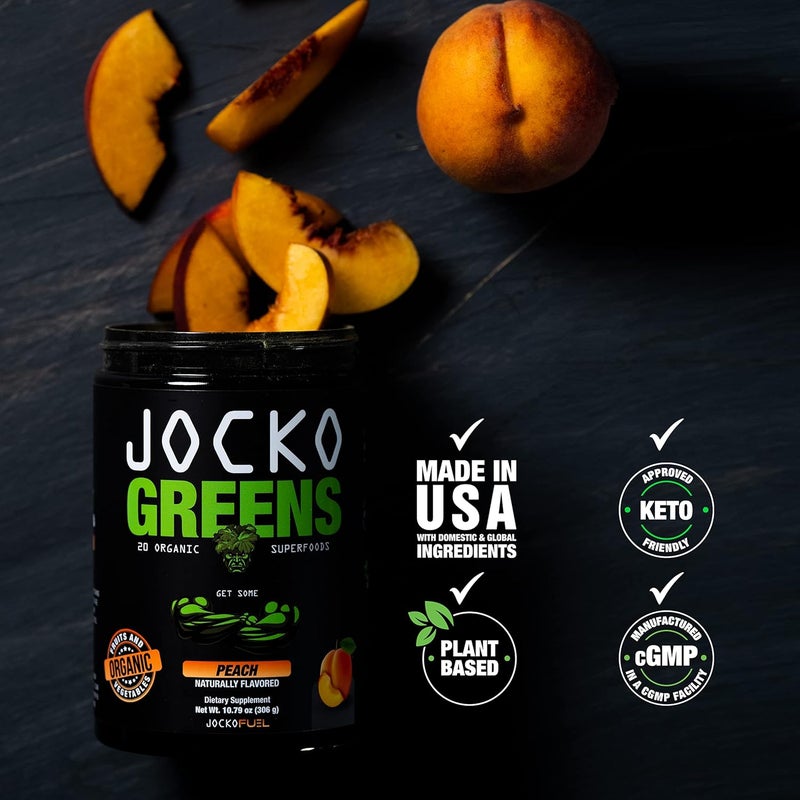 Jocko Fuel Daily Greens Powder  Premium Organic Greens Superfood Powder for Gut Health Digestion Bloating Immune Support with Spirulina Chlorella Digestive Enzymes  Probiotics  30 Servings - Image 5