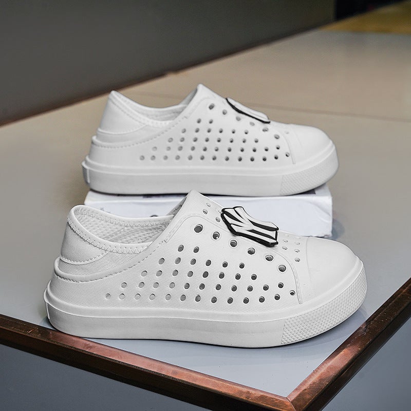 Popular Croc Shoes For Boys, Summer Hollow Wading Shoes, Baotou Children'S Beach Shoes, Lightweight Men'S And Women'S Sandals - Image 5