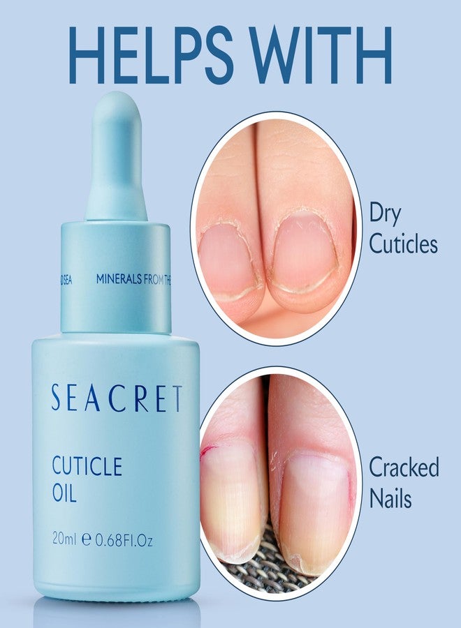 SEACRET Cuticle Oil with Precision Dropper Applicator - Fast-Absorbing Oil for Dry, Cracked Nails, Non-Greasy Nail Care Treatment with Dead Sea Minerals, Calendula, Rosehip & Vitamin E, 0.68 fl oz - Image 5