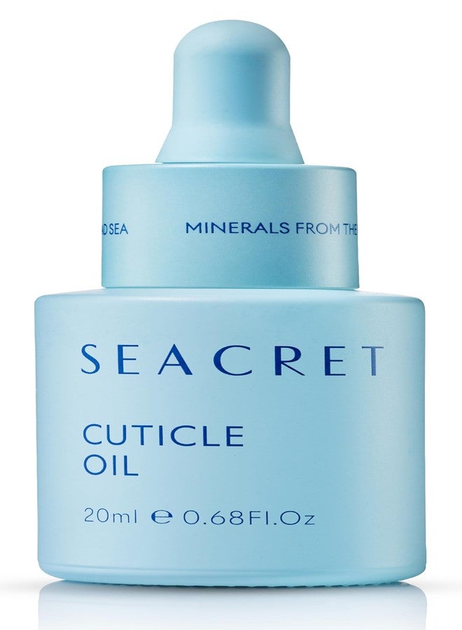 SEACRET Cuticle Oil with Precision Dropper Applicator - Fast-Absorbing Oil for Dry, Cracked Nails, Non-Greasy Nail Care Treatment with Dead Sea Minerals, Calendula, Rosehip & Vitamin E, 0.68 fl oz - Image 1
