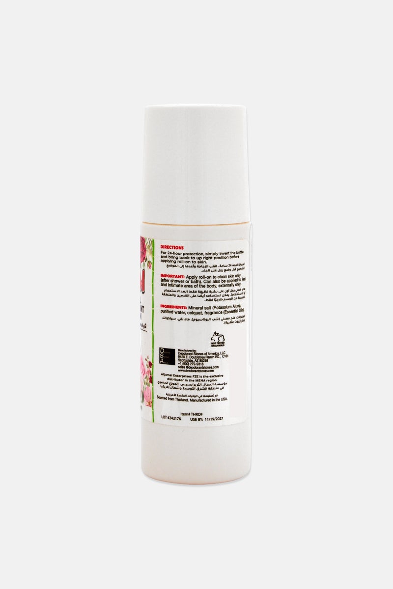Thai Deodorant Stone مزيل العرق الكريستالي التايلاندي رول أون زهري 90 مل - Image 2