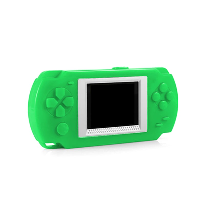 Game Console: Green ABS Material - Eye-protective Double Glazing Classic Game Console for Kids, 268 Game Types, English-Chinese Menu for Childhood Game Play - Image 1