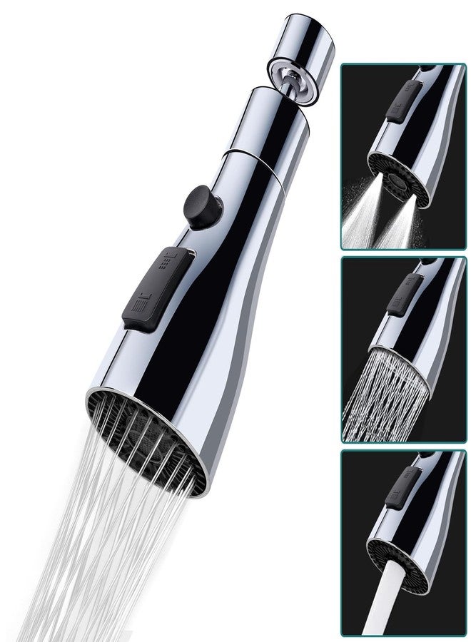 Porslin Tap Extender for Kitchen Sink - 360° Flexible Faucet Extension Attachment | 3-Mode Water-Saving Kitchen Tap Aerator Shower | Sink Tap Extension for Basin & Wash Area - Fits 22mm & 24mm Taps - Image 1