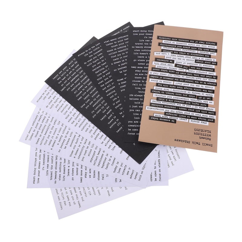 Vintage Inspirational DIY Paper Stickers Set 2 Packs for Journaling Scrapbook Decoration - Image 2
