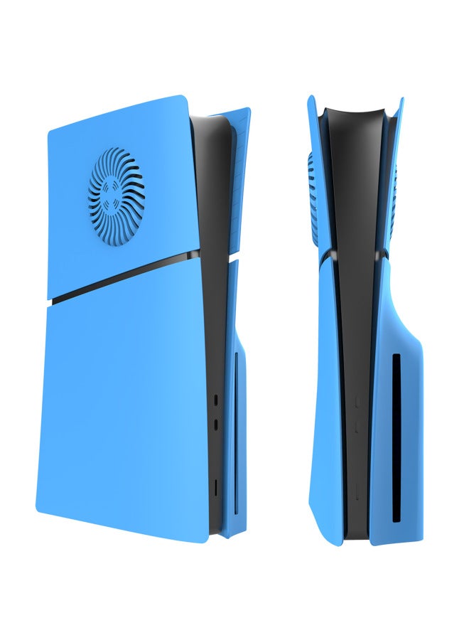 general PS5 Slim Shell PS5 Slim Replaceable Heat Dissipation Protective Shell Slim Cooling Shell-Model:Slim-2.0 Digital Version Of Cobalt Crystal Blue (oil Spray, Anti-scratch And Anti-fingerprint) - Image 2