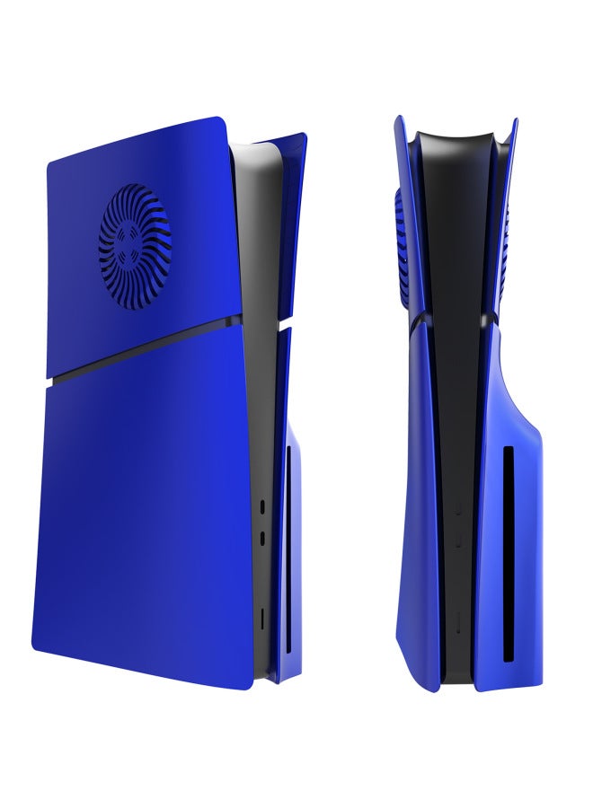 general PS5 Slim Shell PS5 Slim Replaceable Heat Dissipation Protective Shell Slim Cooling Shell-Model:Slim-2.0 Digital Version Of Cobalt Crystal Blue (oil Spray, Anti-scratch And Anti-fingerprint) - Image 4