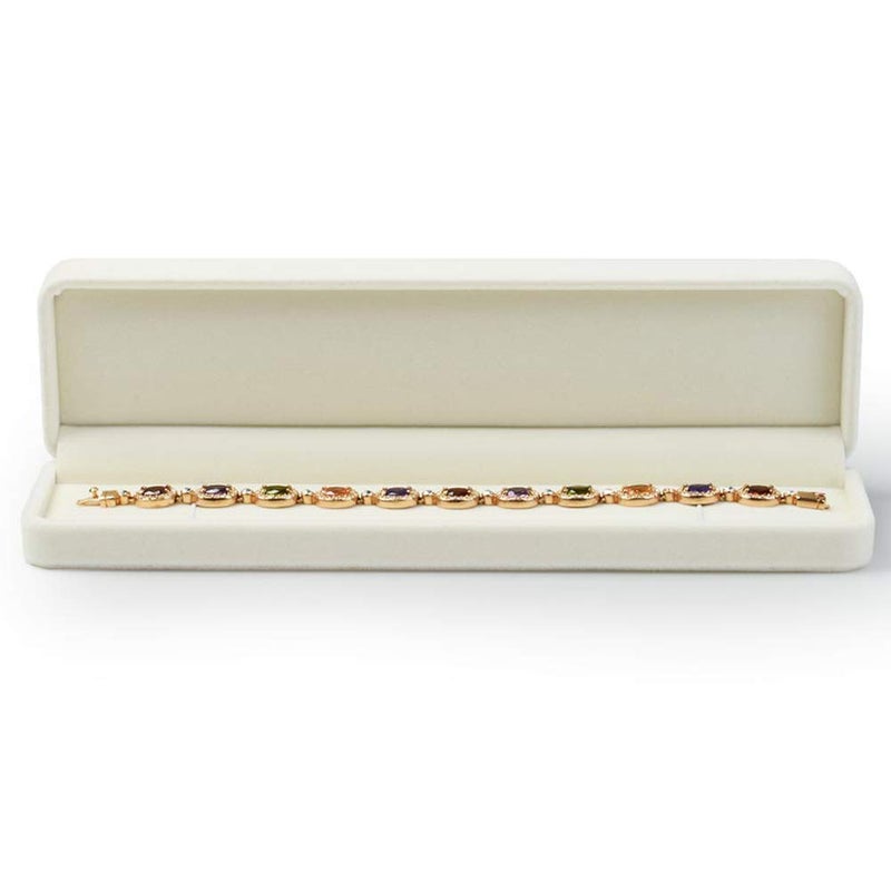 Oirlv Velvet Jewelry Storage Box BraceletNecklaceLong chain Gift Box Showcase Display Organizer - Image 2