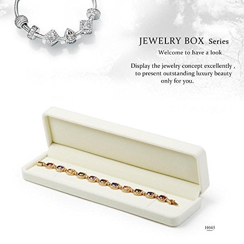 Oirlv Velvet Jewelry Storage Box BraceletNecklaceLong chain Gift Box Showcase Display Organizer - Image 3