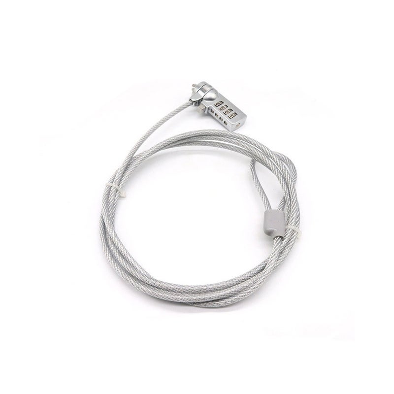 Laptop Coded Lock Intelligent Anti-theft Security Lock 1.2m High Quality Wire Rope Alloy Computer Lock - Image 1