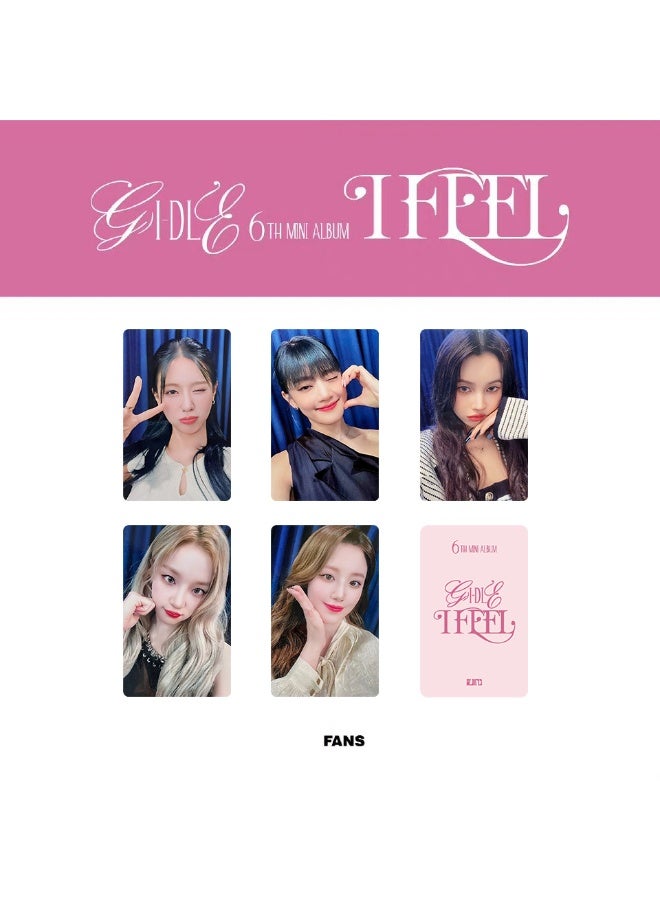 NIBEMINENT 5 Pcs Kpop（G)I-DLE Tou2 Lomo Cards Card For Fans Collection Gifts - Image 1