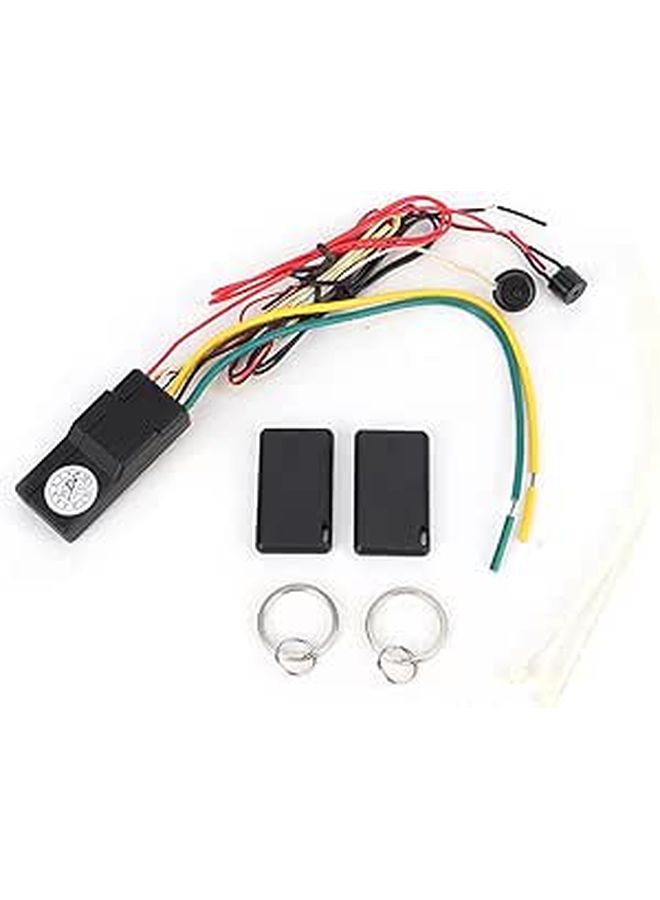 12V إنذار مضاد للاختطاف لقفل محرك السيارة مع مسافة استشعار قابلة للتعديل وفتح طوارئ - Image 1
