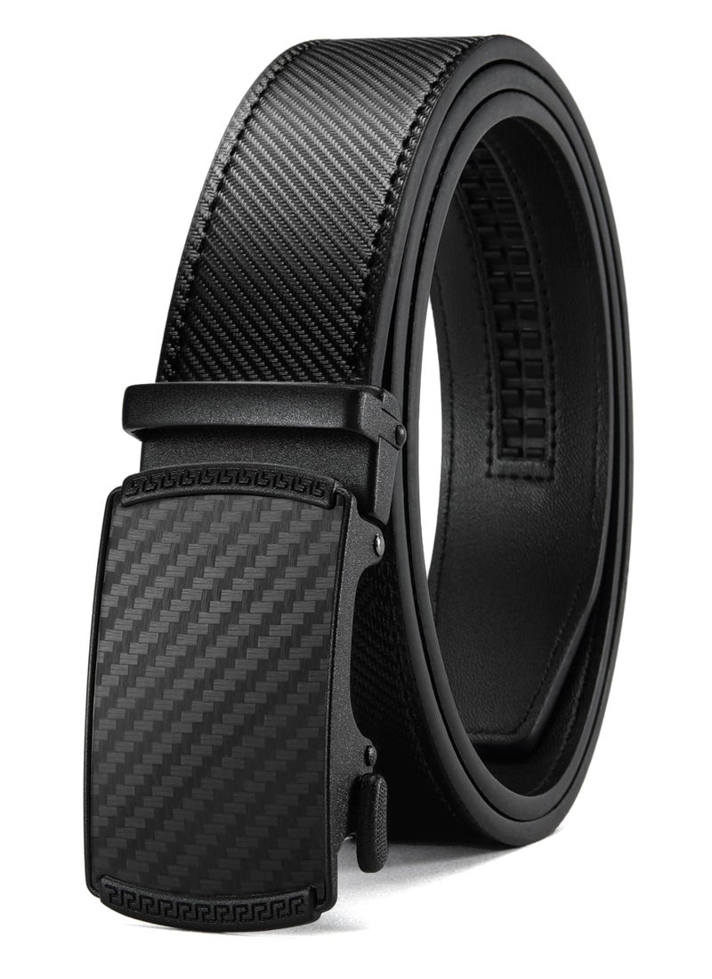 CHAOREN Mens Belt Leather Ratchet Belt - Customizable Fit, Effortless Style (35mm) - Image 1