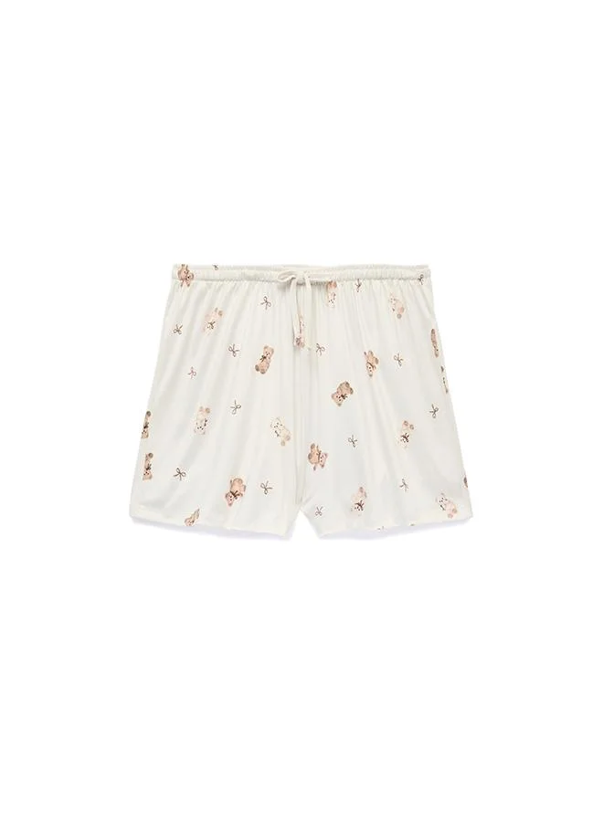 Koton  Printed Pajama Shorts for Women | Best Price UAE