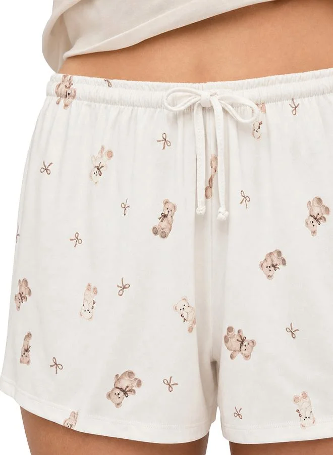 Koton  Printed Pajama Shorts for Women | Best Price UAE