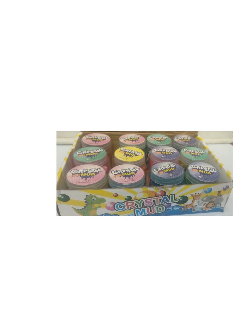 Generic 12 Pieces Of Crystal Mud Slime  MultiColored  - Image 3