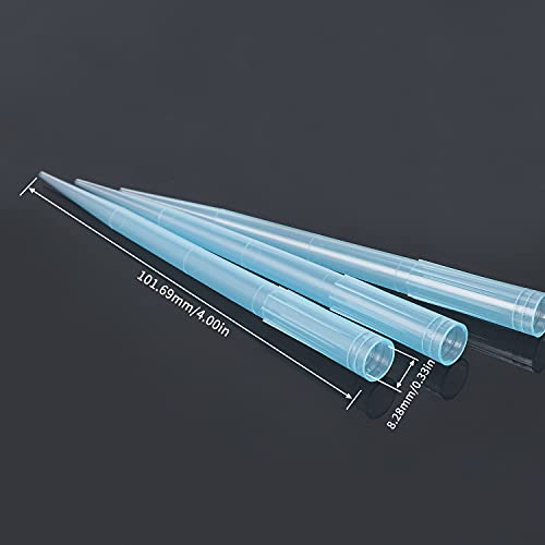 PRECIPETTE 1mL Pipette Tips, Universal Blue 1000ul Pipette Tips, Polypropylene (PP), 500pcs/bag, Non-pyrogenic, DNAse/RNAse Free, Autoclavable, Widely Compatible - Image 2
