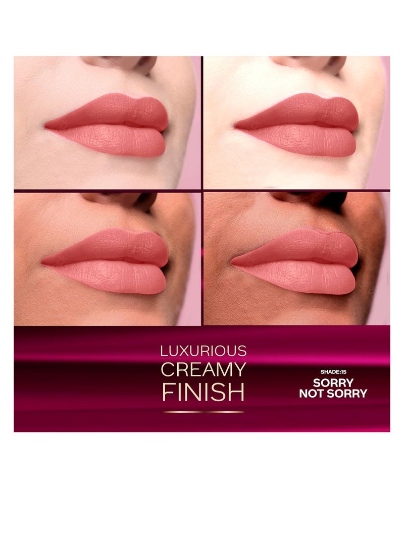 Faces Canada - Comfy Matte Lip Crayon 2.8G 8Hr Long Stay  No Dryness  Luxurious Matte Texture  Intense Color In 1 Stroke  Hydrates and Nourishes  Chamomile and Shea Butter - Image 1