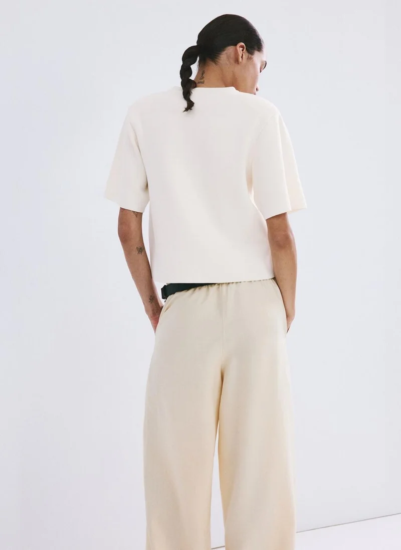 مانجو Short-sleeved knitted sweater