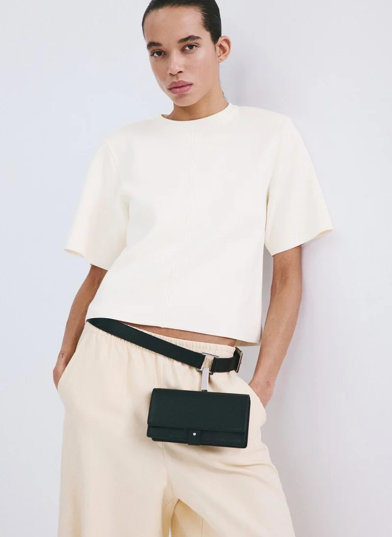 مانجو Short-sleeved knitted sweater