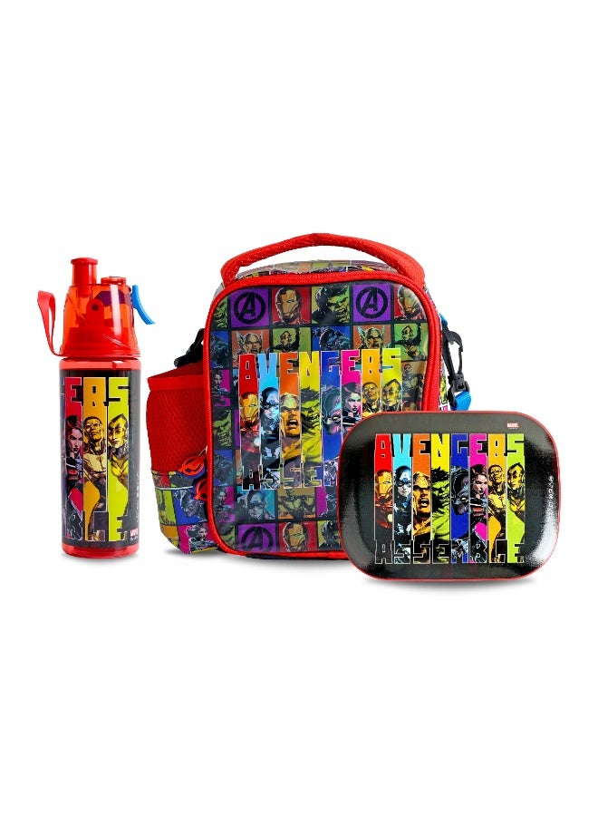 Marvel Avengers Stronger Together 3-In-1 Smash Lunch Bag, Water Bottle And Lunch Box Set - Image 1