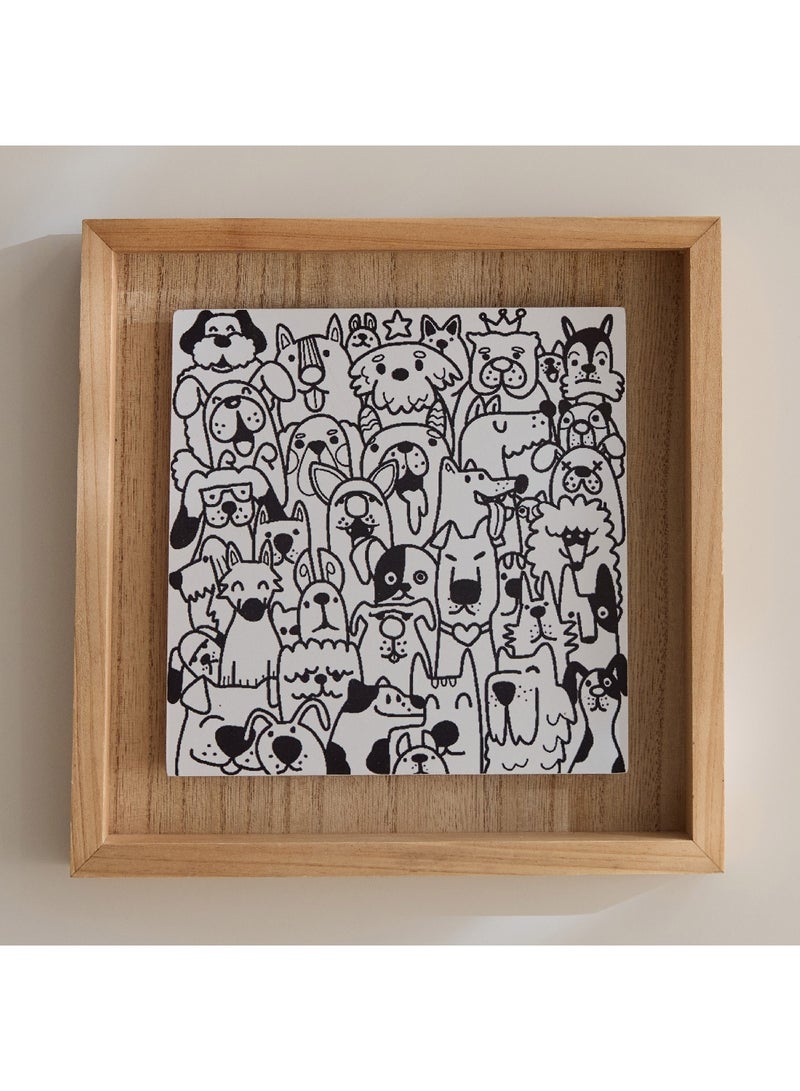 Home Box Forresta Animal Mob Wall Frame 25 x 3 x 25 cm  - Image 1