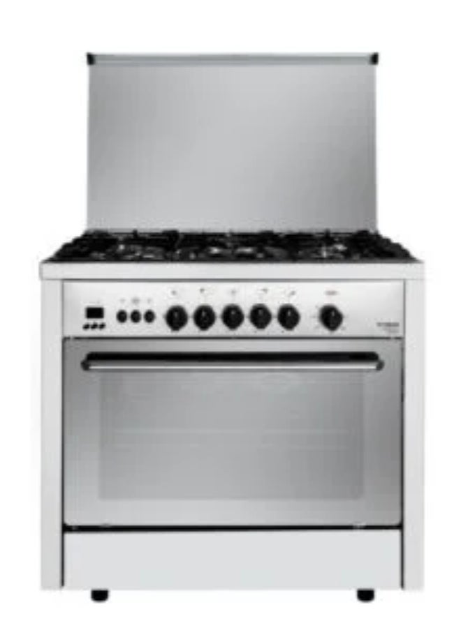 فريش هامر بوتاجاز غاز، 5 شعلة، 90×60×86 سم، 3514 - فضي - Image 1