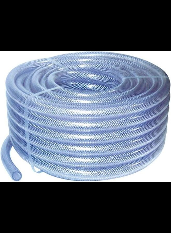 ABBASALI PVC Flexible Reinforced Clear Hose (1/2in,25m)  - Image 1