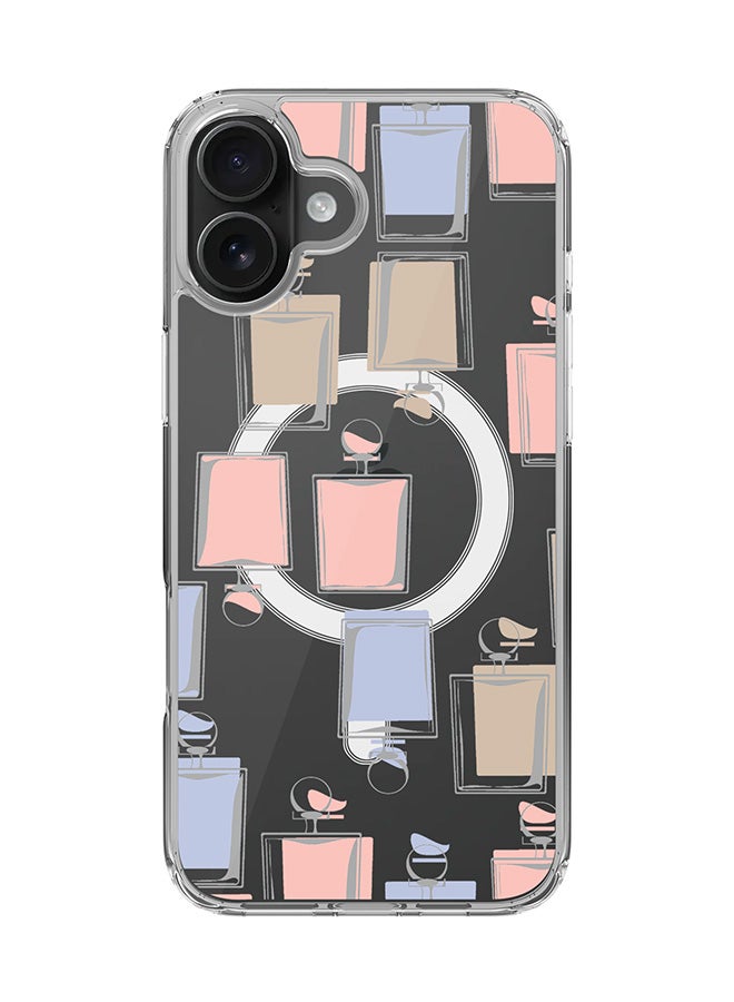 Stylizedd For iPhone 16 Plus Case [Compatible with MagSafe] Slim Magnetic cover Clear Phone Case - Fragrant Perfume - Image 1