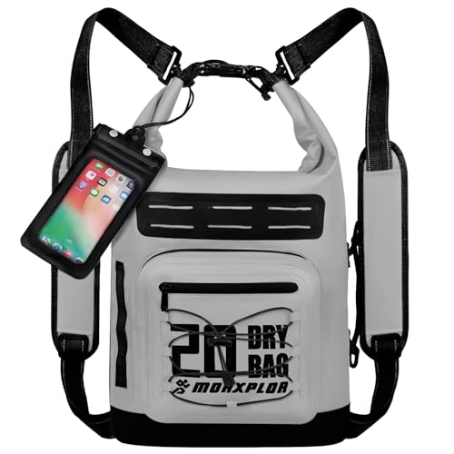 MORXPLOR Dry Bag Waterproof5L10L20L30L40L55L Roll Top Dry Bag Backpack with WaterProof Phone Case for SwimKayak - Image 1