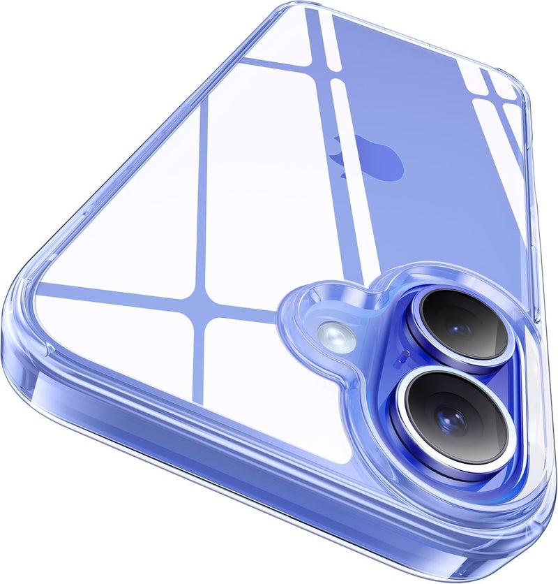 REALCASE Stylish Silicone Back Cover Case for iPhone 16 Plus | Scratch Resistant Protective Crystal Clear Transparent Shock Proof Bumper Back Cover Case for iPhone 16 Plus - Image 1