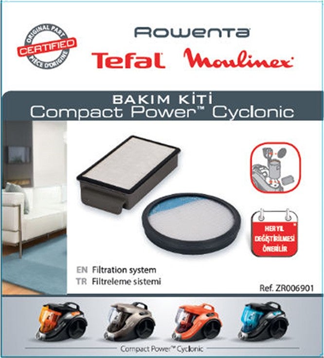 Rowenta Compact Power Cyclonic Maintenance Kit ZR006901  - Image 1