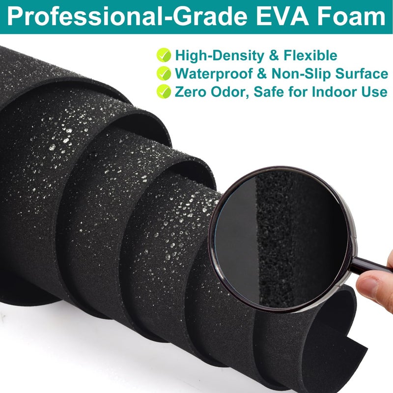 Allwin EVA Foam Roll - EVA Foam Sheets for Crafts,Cosplay Costume,DIY Projects - 2mm Thick,51"x13.8" - Image 3