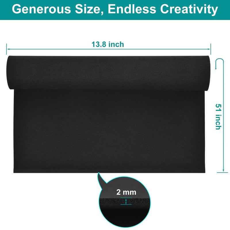 Allwin EVA Foam Roll - EVA Foam Sheets for Crafts,Cosplay Costume,DIY Projects - 2mm Thick,51"x13.8" - Image 2