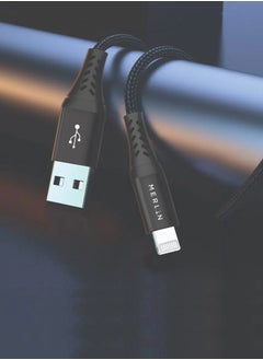 Merlin Merlin USB-A To Lightning Cable 2m Black  - Image 3