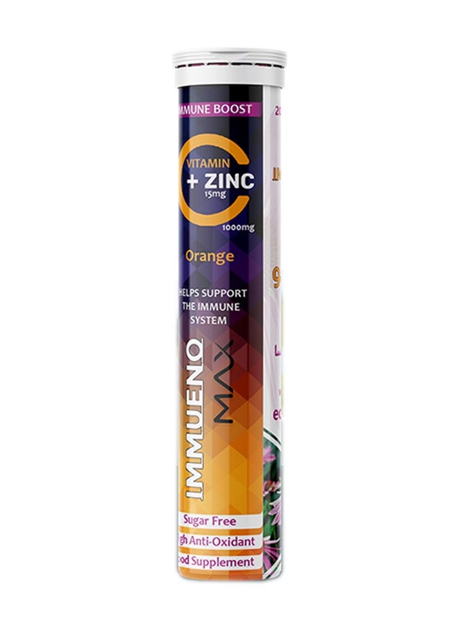 Vitamin C 1000 mg With Zinc 15 mg, Vitamin D3 and Extract Echinacea 20 Effervescent Tablet