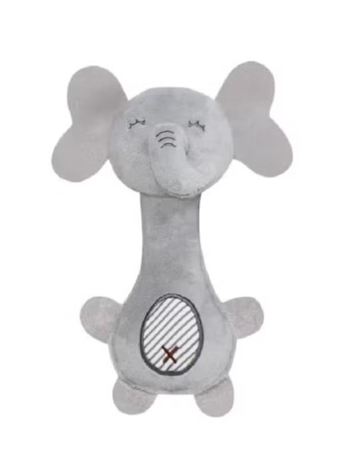 Cartoon Stuffed Animal Baby Soft Plush Hand Rattle Squeaker Sticks for Toddlers