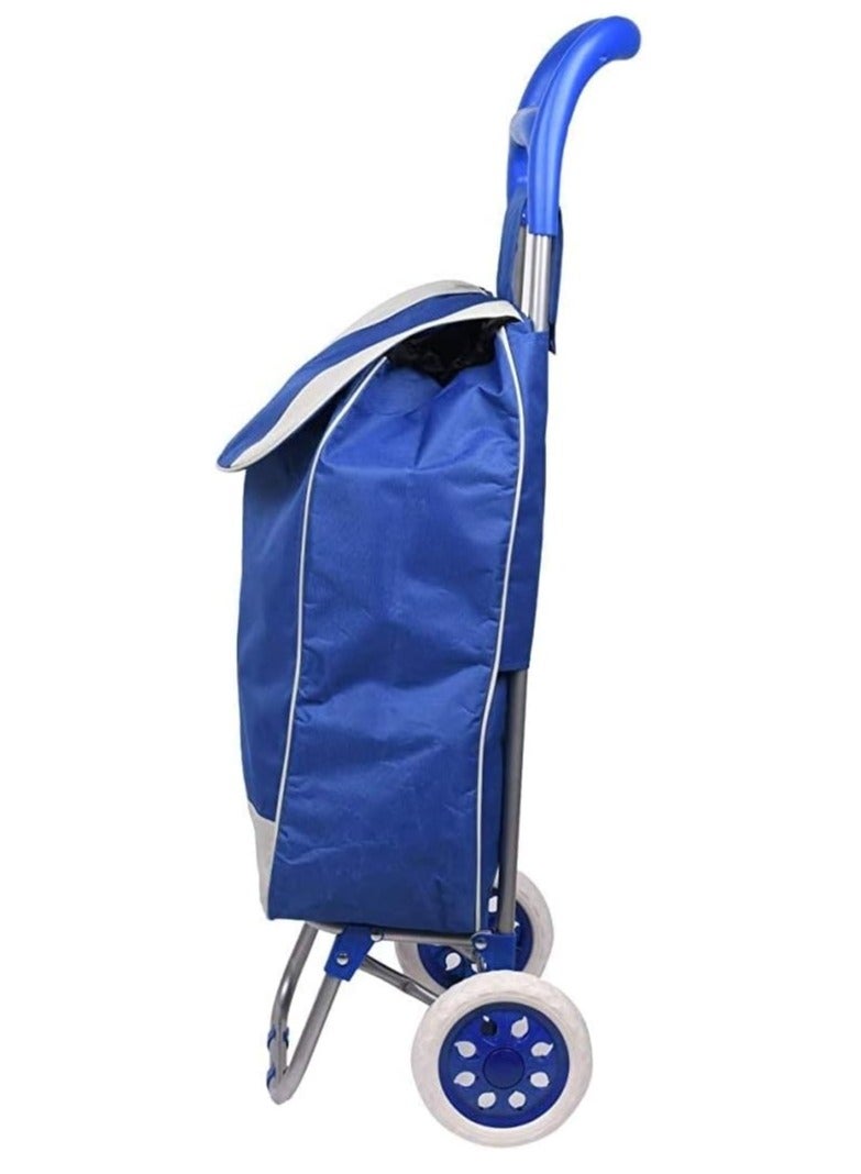 DubaiGallery High Quality Travel Trolley Vegetable Folding Shopping Cart on Wheels Bag  - Image 2