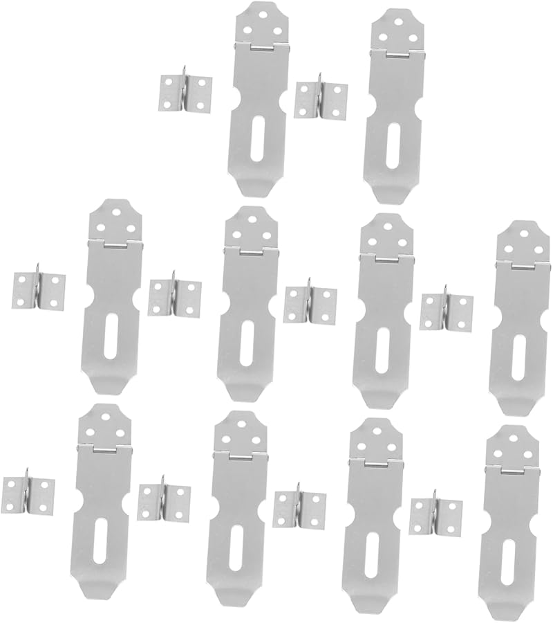 Jojofuny 10Pcs Stainless Steel Door Security Latches for Home Office and RV - Image 1