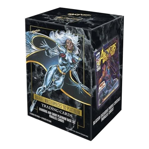 Upper Deck 2024 Marvel Masterpieces 92 Platinum Blaster Box 24 Count CollectibleCard Box Blaster - Image 1