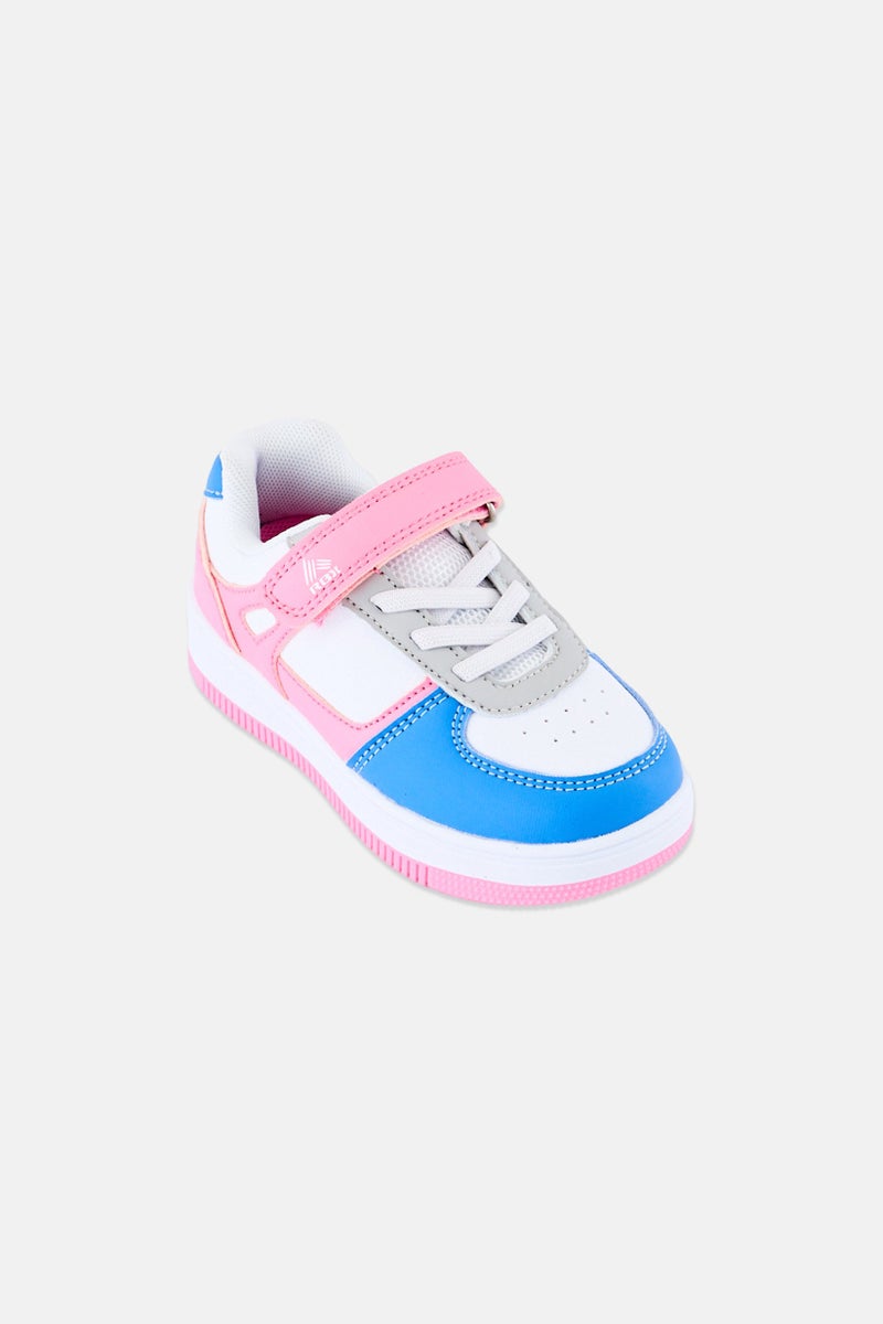 RBX Toddlers Girl Velcro Closure Outdoor Shoes, Multicolor - Image 1