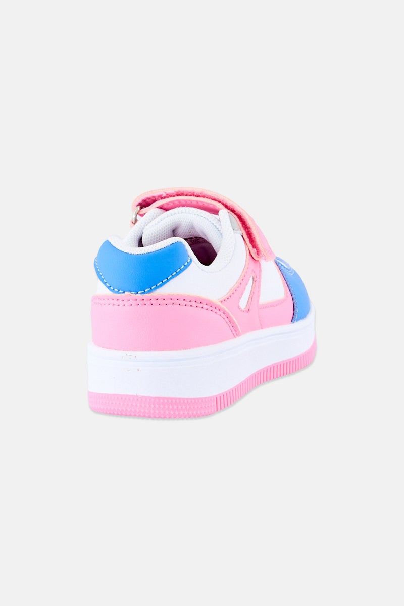 RBX Toddlers Girl Velcro Closure Outdoor Shoes, Multicolor - Image 4