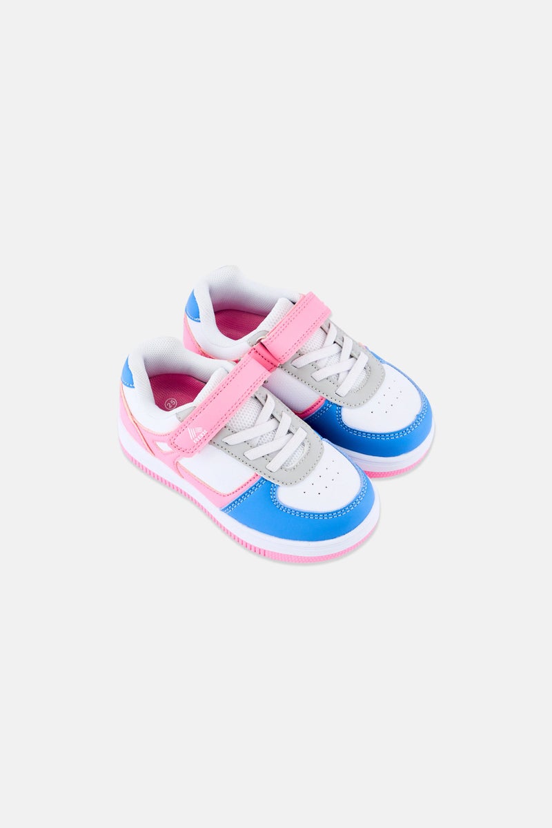 RBX Toddlers Girl Velcro Closure Outdoor Shoes, Multicolor - Image 3