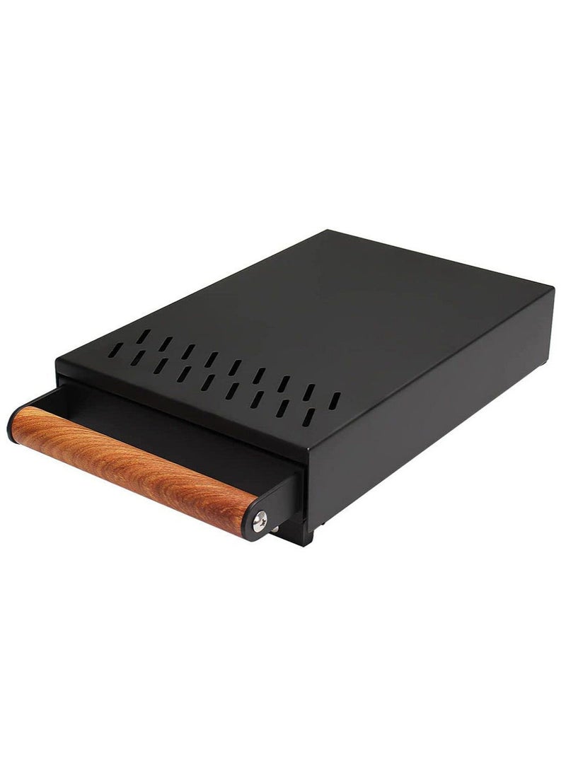 Coffee Espresso Knock Box Drawer Wood Handle Grounds Cub Pro