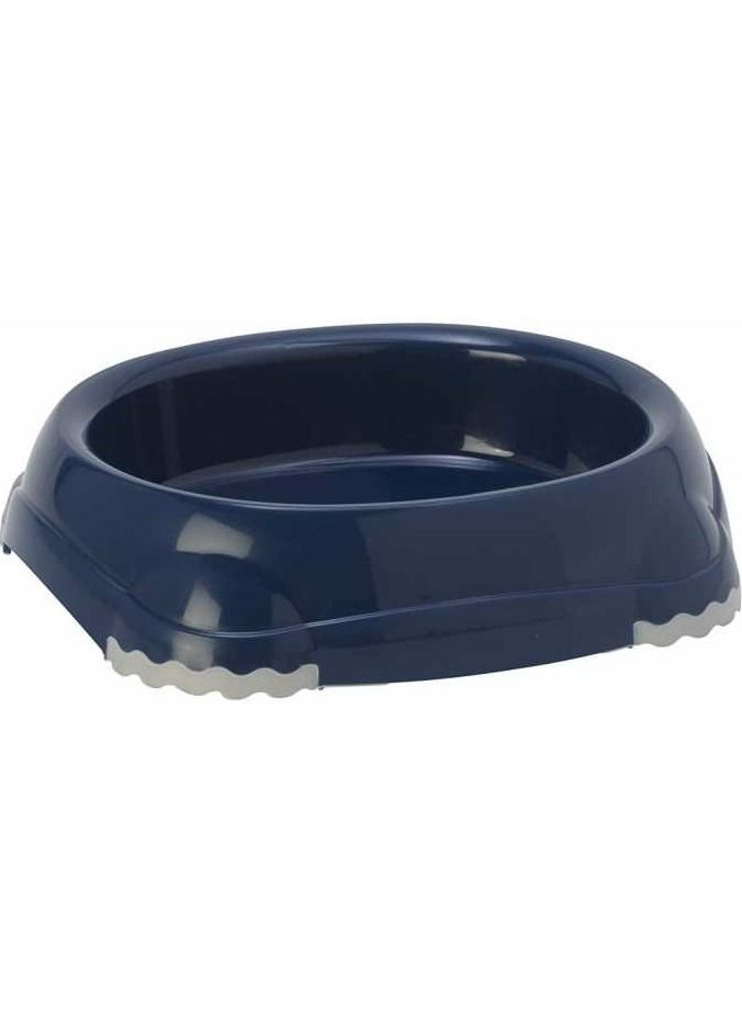 MODERNA Smarty Premium Quality Plastic Feeding Bowl For Pets Dark Blue