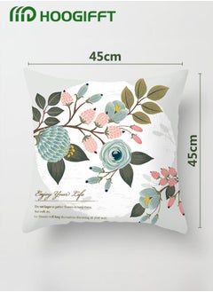 Pillow Covers Set of 4, Throw Pillow Cover, Decorative Flowers and Plant Cushion Covers 45cm x 45cm,For Living Room Sofa Couch Bed Pillowcases 18x18 inches（Double sided pattern） - pzsku/Z587122F2A956F535E5C0Z/45/_/1727251122/f645969e-e9d2-45bf-8e07-a449665f8002