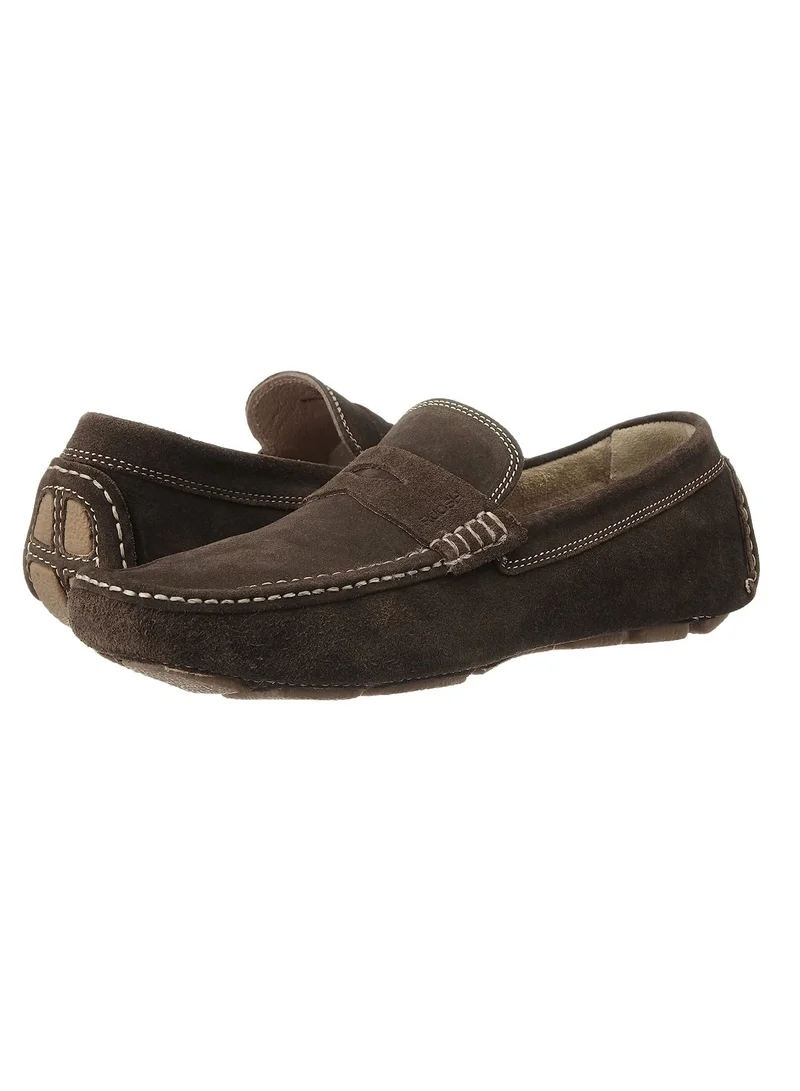 RUOSH Mens Loafer Slip on Driving Comfort Leather Work Office Formal Occasion Party Casual Wear Italian Design Anti Skid Padded Insole Fashion Premium Shoes