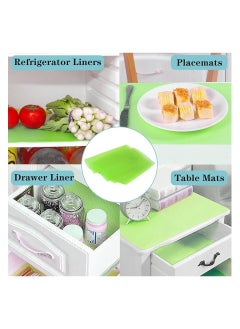 Generic 4 silicone mats that can be used in drawers, cupboards, and refrigerator shelves - they come in random colors  - Image 3