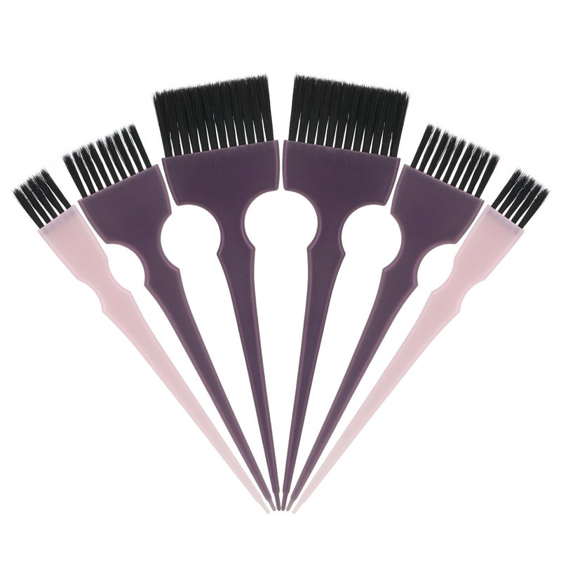 Segbeauty 6pcs Professional Hairdressing Brush Set - Tinting Brushes, Color Applicator Brushes for Hair Dyeing, Balayage, and Styling - Image 1